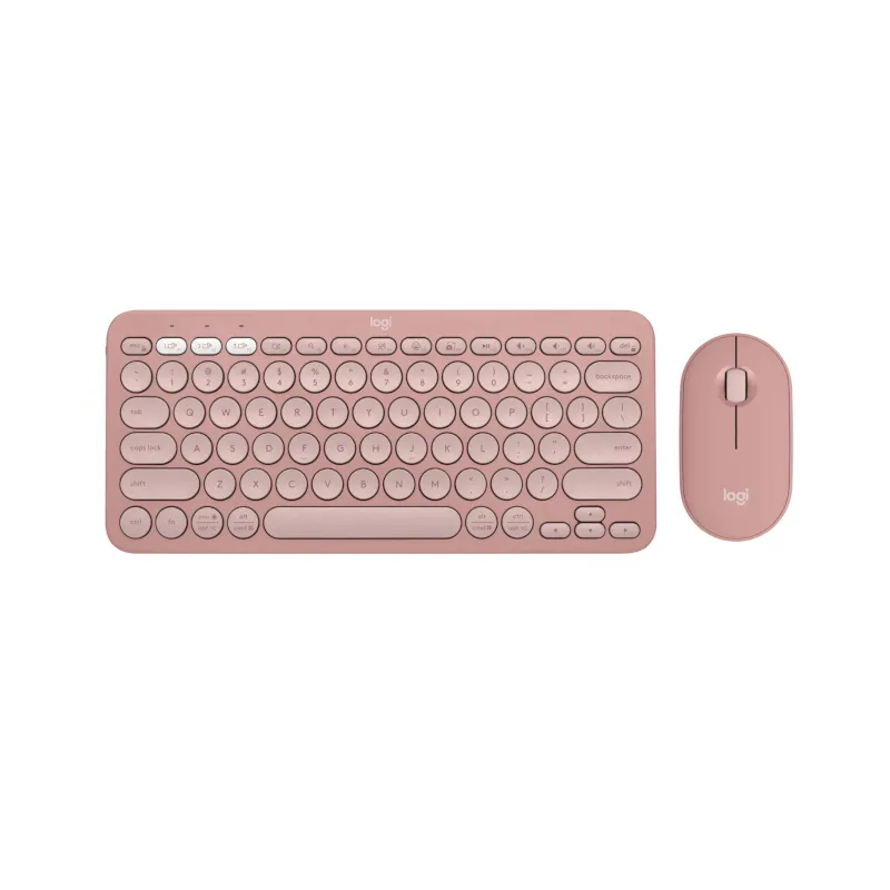 [KB-LOG-P2C-RO] Logitech Pebble 2 Combo | Rose