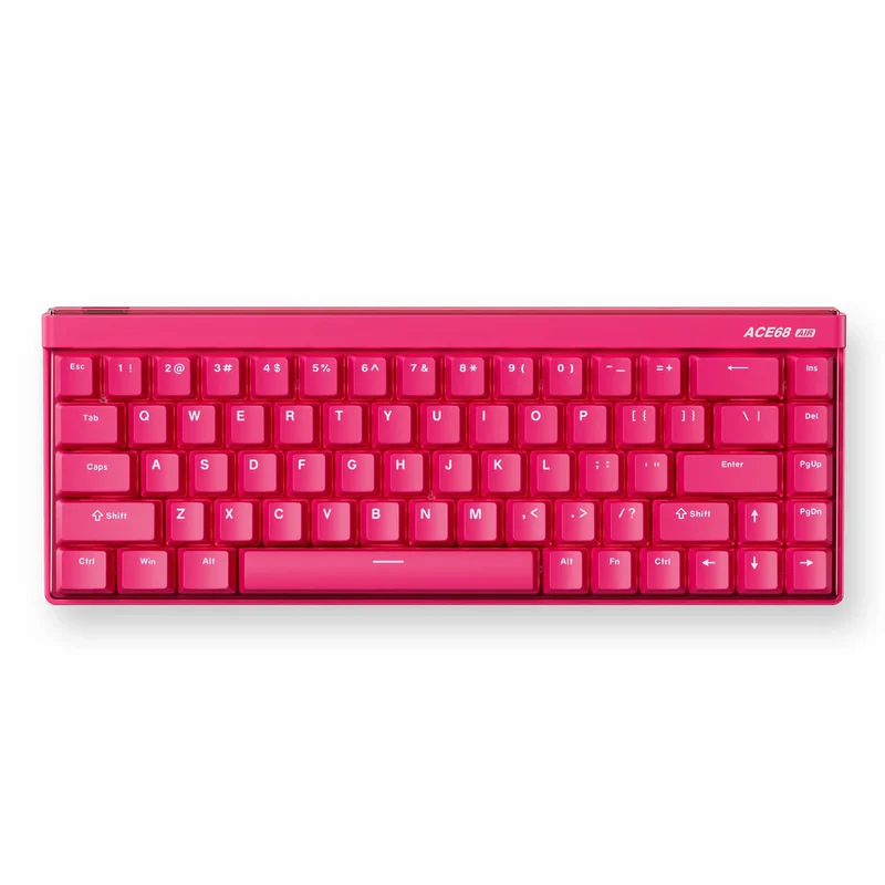 [KB-MC-ACE68-AIR-11] MCHOSE Ace 68 Air | Hall Effect Magnetic Switch | Rose Red