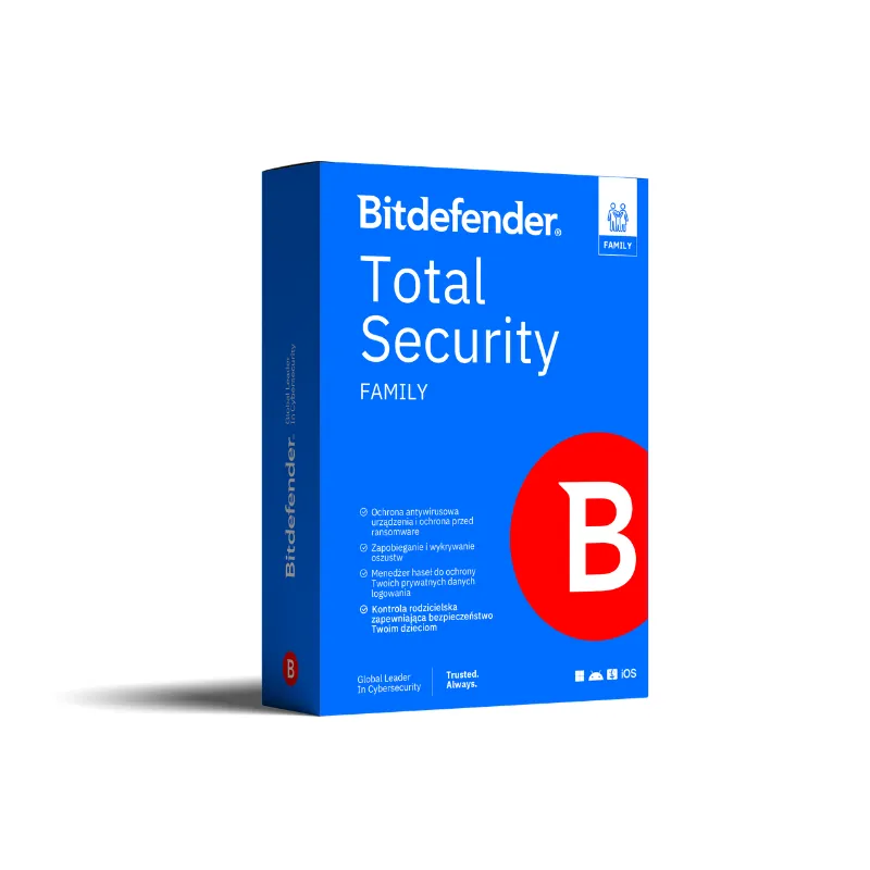 BitDefender Total Security Family | 25 Device | 1 Year