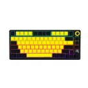 Lorgar KBP7075W | Wireless 75% Mechanical Keyboard | Black & Yellow