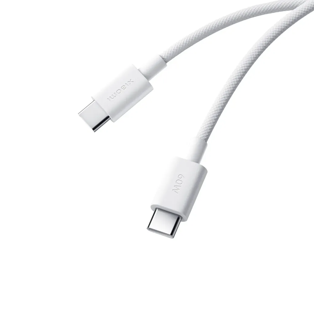 [XI-ACC-BHR0878GL] Xiaomi Braided Cable | Type-C to Type-C 1M | White