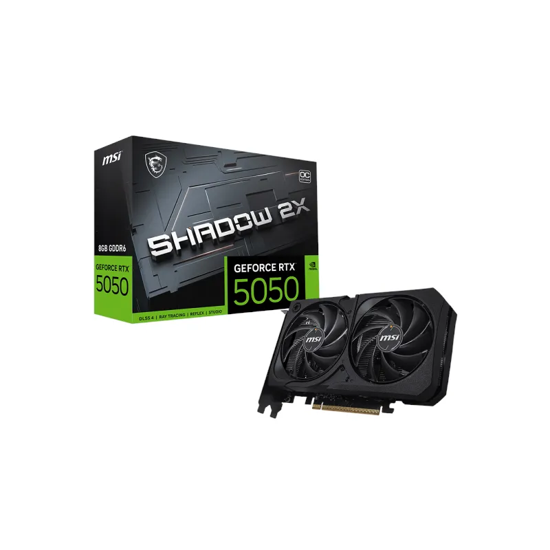 [GPU-MSI-5050-SH-OC-8GB] MSI GeForce RTX 5050 Shadow 2X OC | 8GB GDDR7